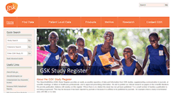 Desktop Screenshot of gsk-clinicalstudyregister.com